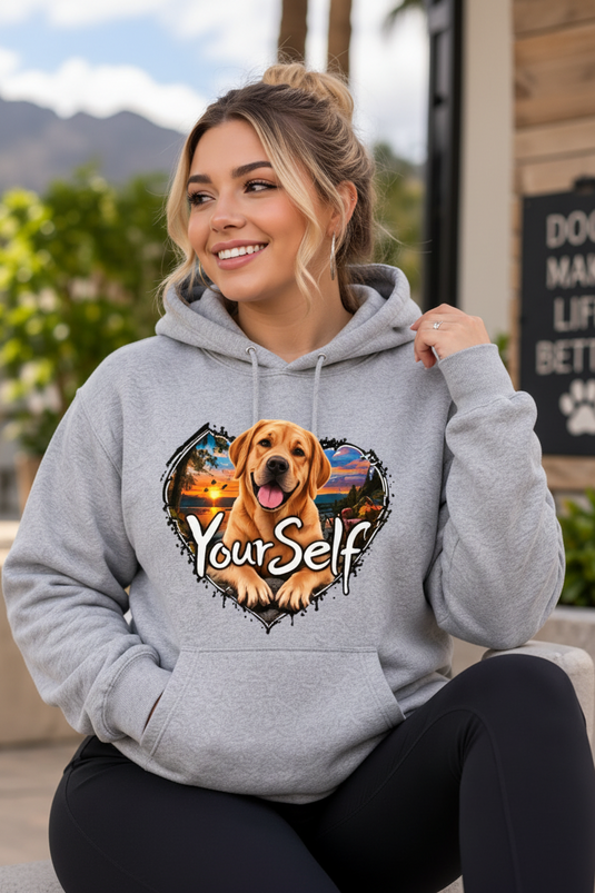 Golden Retriever Love Yourself Hoodie